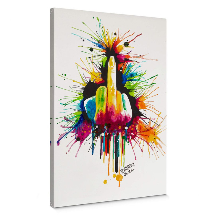 Leinwandbild Buttafly - Fuck the System - WA359930