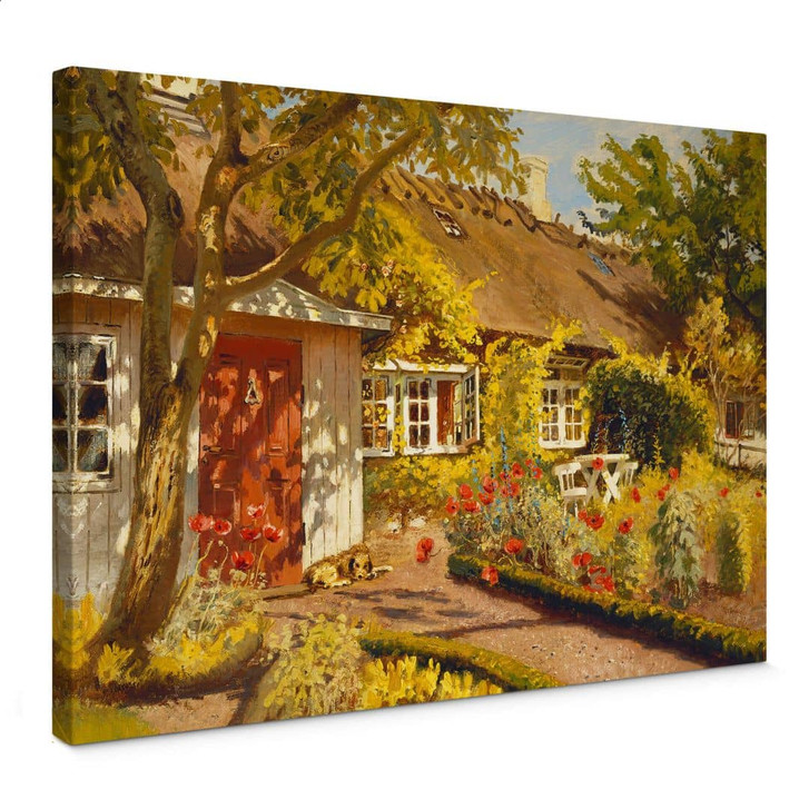 Leinwandbild Langer - Das Gartenhaus - WA368194