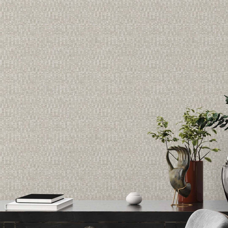 Moderne Tapete Grau Weiss - Wohnzimmer, Schlafzimmer Vliestapete - WA506603
