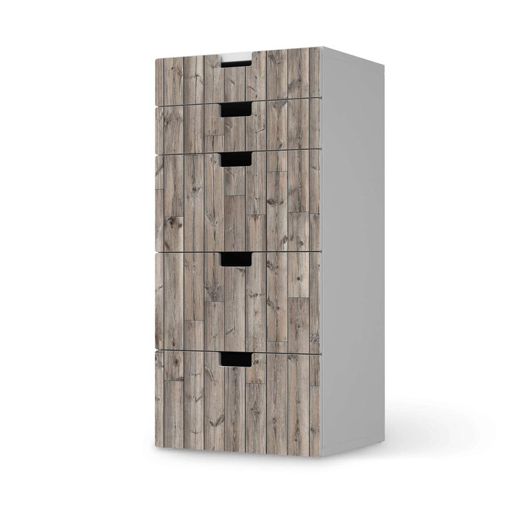 Möbel Klebefolie IKEA Stuva / Malad Kommode - 5 Schubladen - Dark washed - CR114076