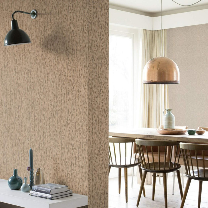 Rasch Vliestapete, Mustertapete Composition mattgold - WA338830