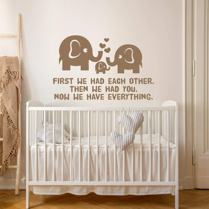 Wandtattoo First we had each other... - WA210215