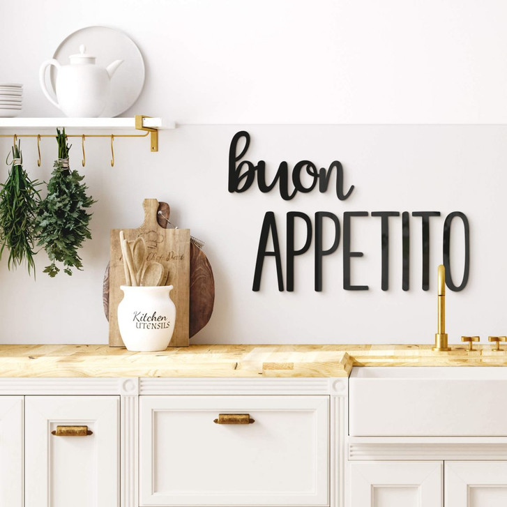 Acryldeko Küchenspruch Buon Appetito - WA393336