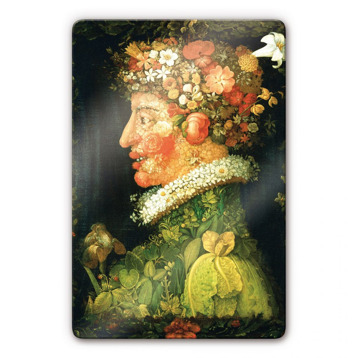 Glasbild Arcimboldo - Der Frühling - WA120556