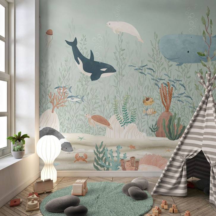 Kinderzimmer Fototapete Meerestiere tief im Ozean - Oliver Robins - WA399055