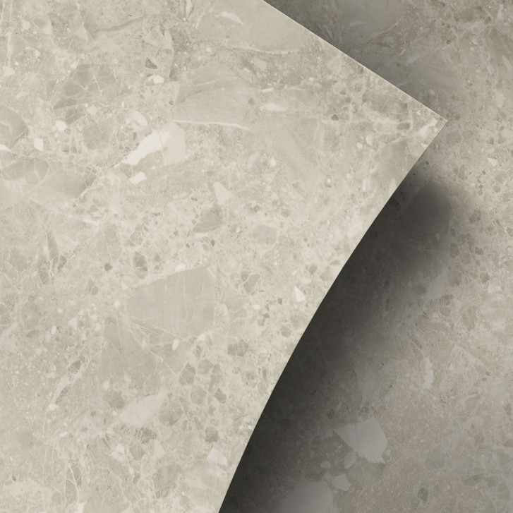 Klebefolie Steinoptik, Terrazzo hell - Möbelfolie, Küchenrückwand, Badfolie, Fliesenaufkleber - WA513885