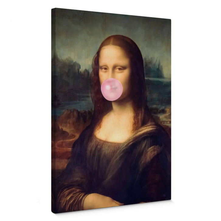 Leinwandbild Taudalpoi - Mona Lisa mit Kaugummi - WA402864
