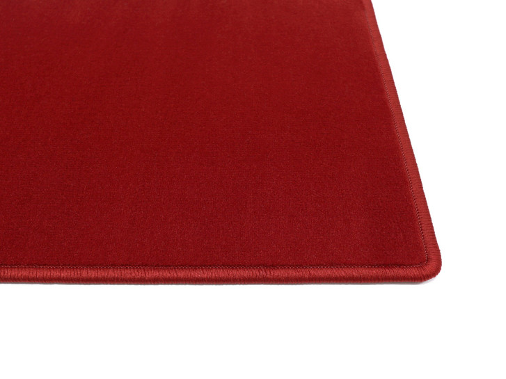 Romeo HEVO ® Velours Kettelteppich Rechteck Wunschmass in Rot - TS410308