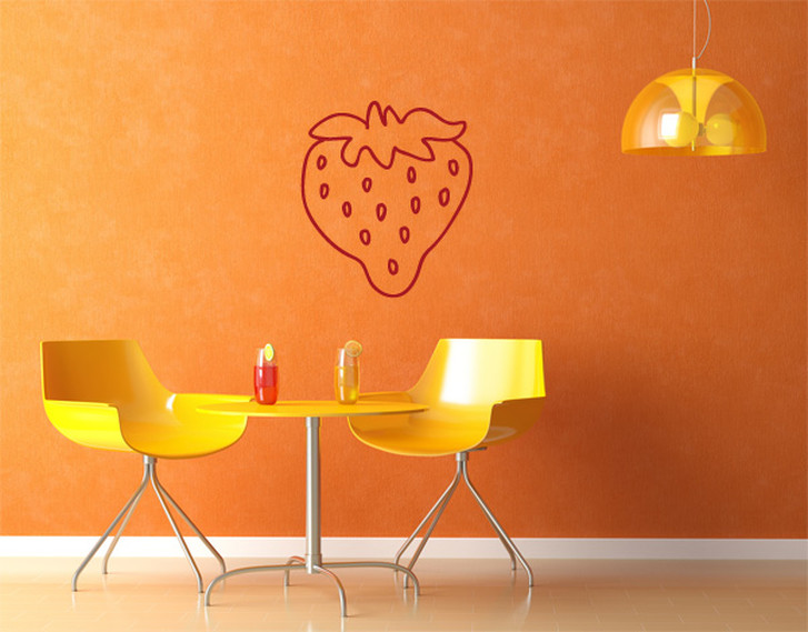 Wandtattoo Erdbeere - TD16820