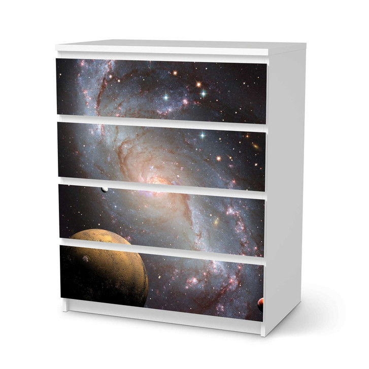 Folie IKEA Malm Kommode 4 Schubladen - Milky Way - CR105645