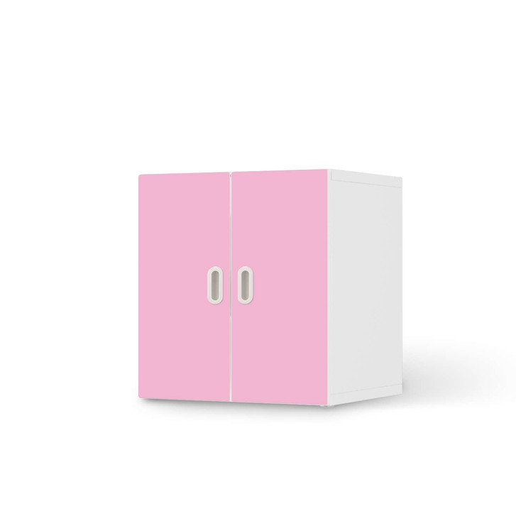 Möbelfolie IKEA Stuva / Fritids Schrank - 2 kleine Türen - Pink Light - CR118892
