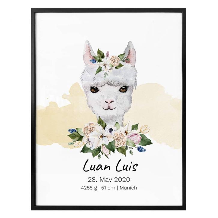 Personalisiertes Poster Lama - WA336472