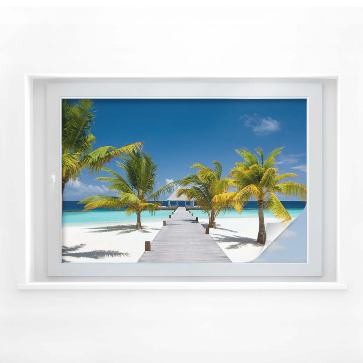 Sichtschutzfolie Der Weg ins Paradies - WA174646