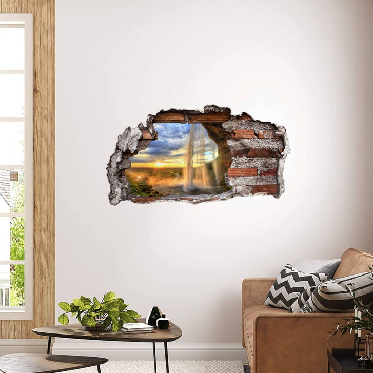 3D Wandtattoo Seljalandsfoss Wasserfall - WA100464