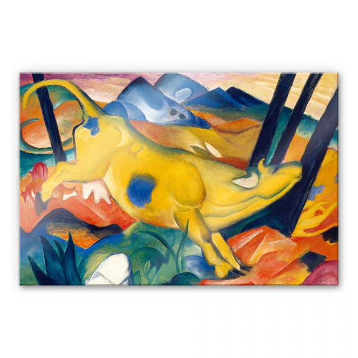 Acrylglasbild Marc - Die gelbe Kuh - WA109710
