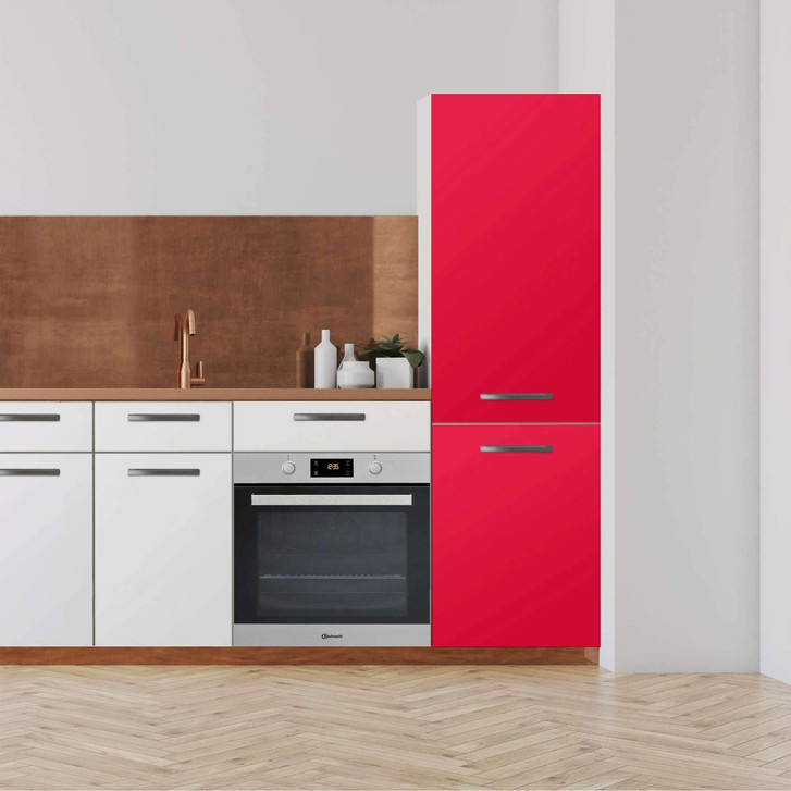 Klebefolie - Hochschrank (60x200cm) - Rot Light - CR110749