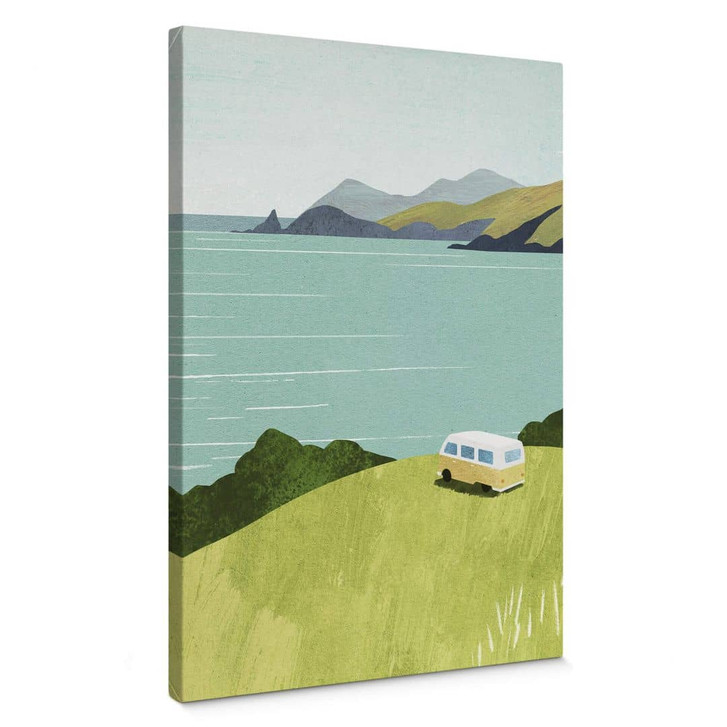 Leinwandbild Landschaft - Van Life an der Küste - Rivers - WA404214