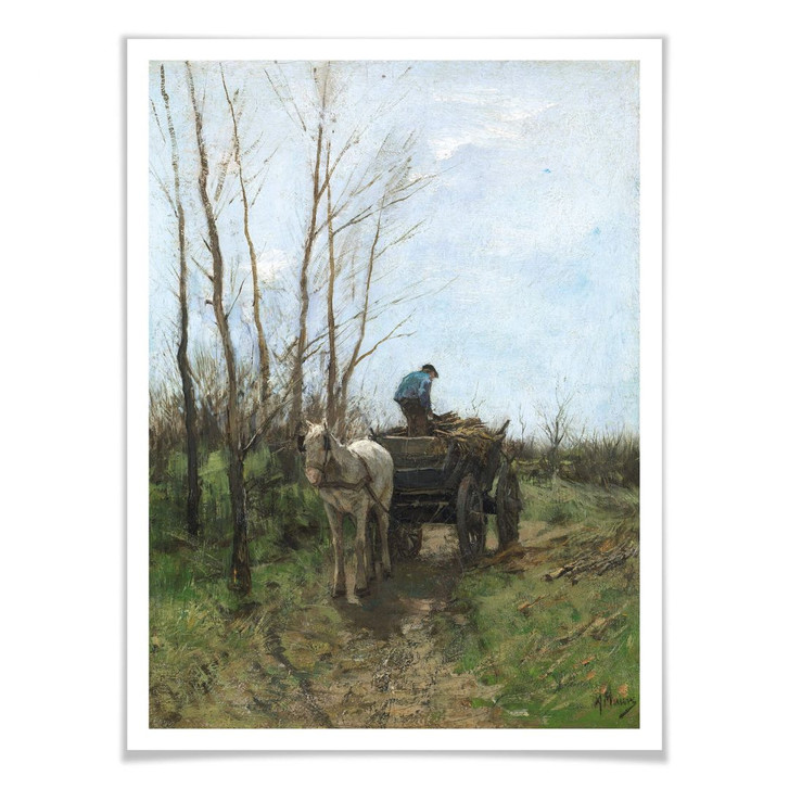 Poster Mauve - Holz sammeln - WA258610