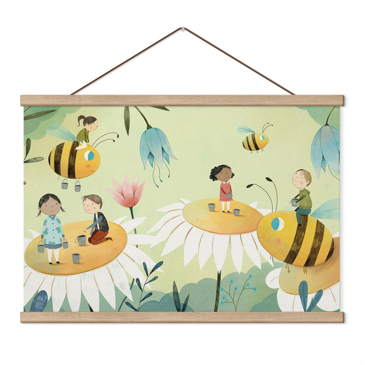 Stoffbild Honigbienen - Loske - WA515725