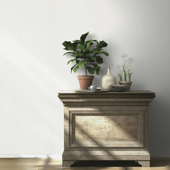 Unitapete, Mustertapete mit Struktur Bauhaus weiss - WA409914