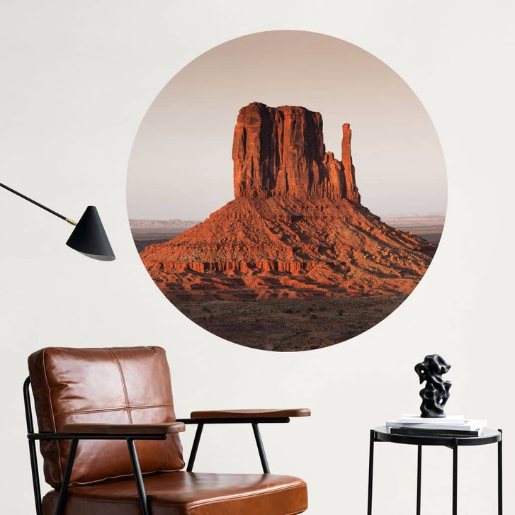 Wandtattoo Felsformation in Monument Valley - Hugonnard - Rund - WA474553