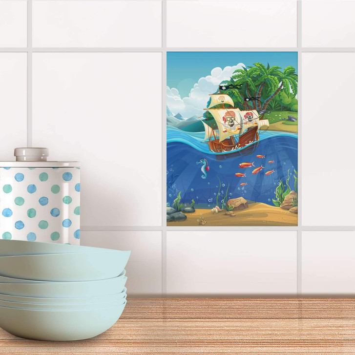 Fliesensticker - Pirates - CR104981