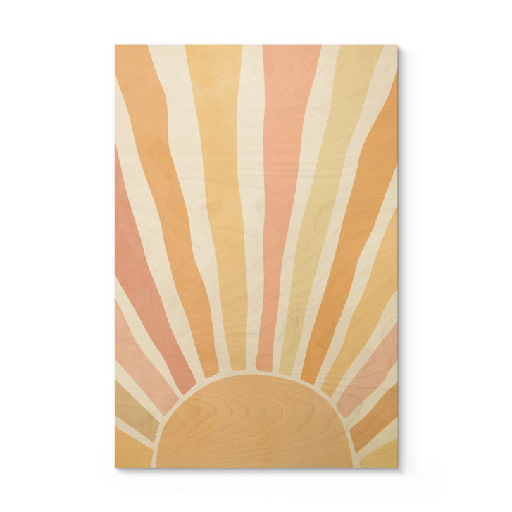 Holzbild Boho Sonnenstrahlen - Manovski - WA401504