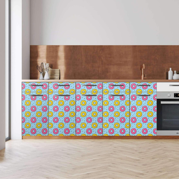 Küchenfolie - Unterschrank 200cm Breite - Donutparty - CR112467