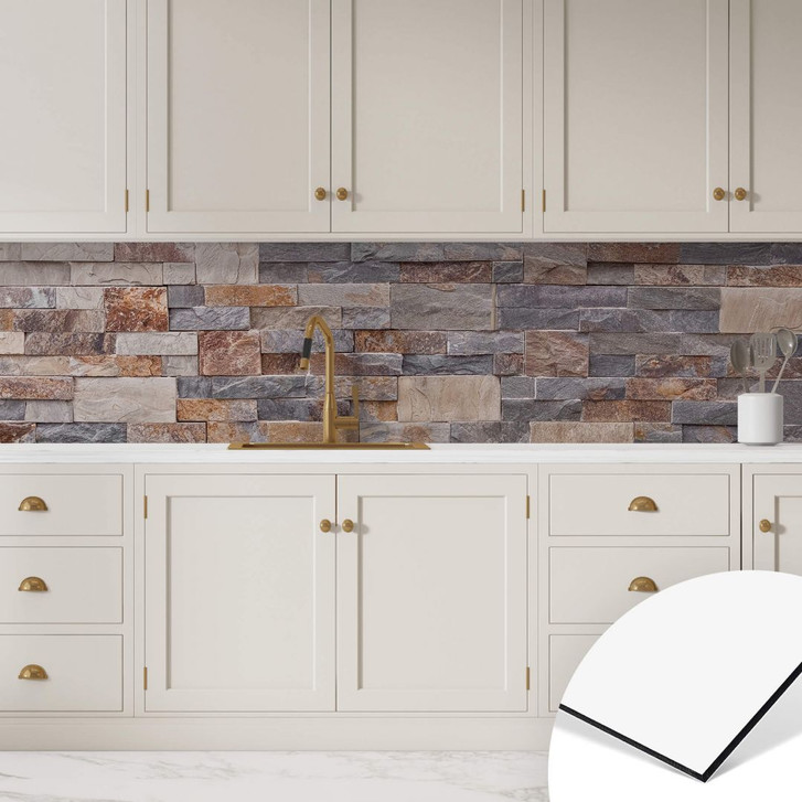 Küchenrückwand 1X Studio - Steinmauer - WA356342