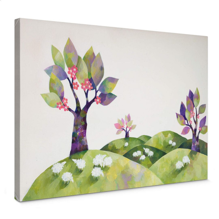Leinwandbild Blanz - Die Schafswiese - WA358626