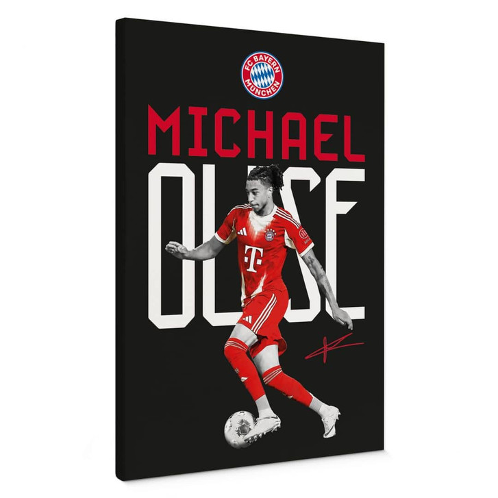 Leinwandbild FC Bayern Spieler Michael Olise 2025/26 - WA487411