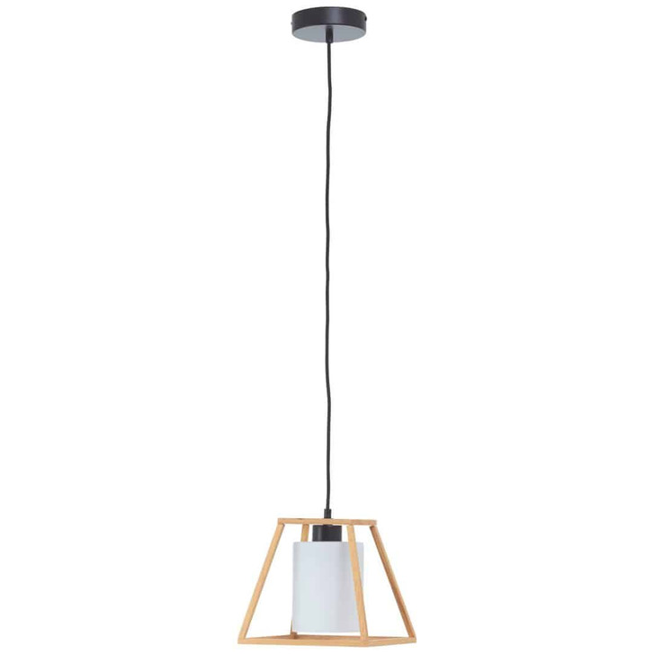 Pendelleuchte Henning, braun, 120 x 23 cm, Holz Innenbeleuchtung - WA438666