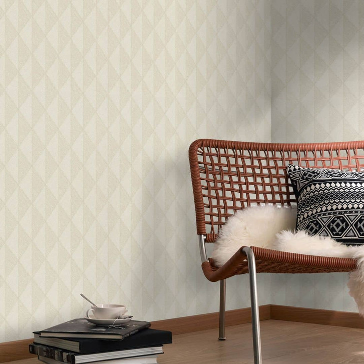 Guido Maria Kretschmer Grafiktapete Woven Whisper Fashion for Walls 5 beige - WA485149