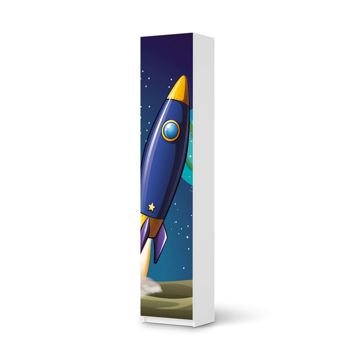 Klebefolie IKEA Pax Schrank 236cm Höhe - 1 Tür - Space Rocket - CR111778
