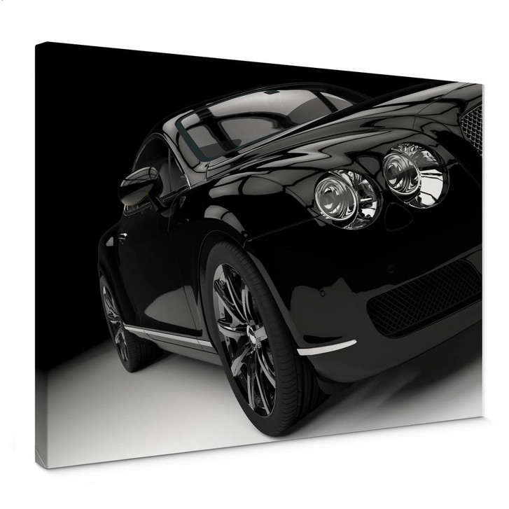 Leinwandbild Metallic Car Black 02 - WA370096