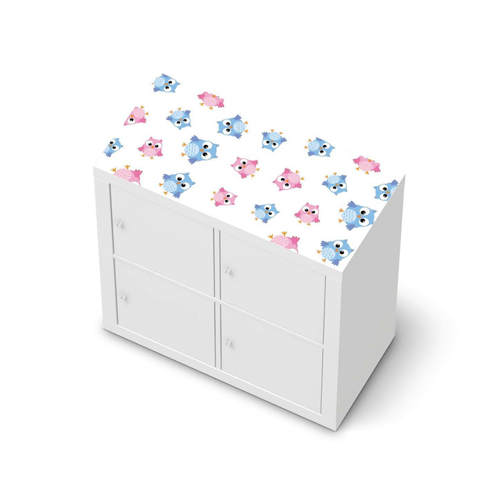 Möbelfolie IKEA Expedit Regal oben - Eulenparty - CR114626