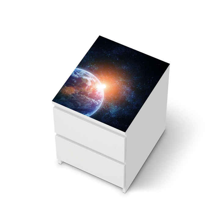 Möbelfolie IKEA Malm Kommode 2 Schubladen oben - Sunrise - CR116346