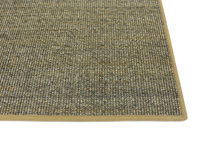 Salsa Sisal Paspelteppich Rechteck Wunschmass in Granit - TS411445