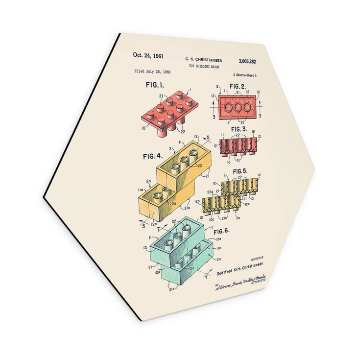 Alu-Dibond Konstruktion von Spielsteinen - Bodart - WA393720