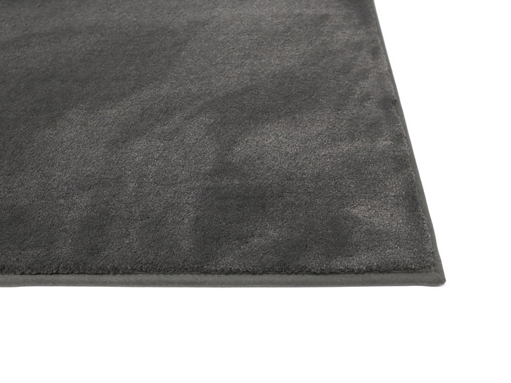 Emily Velours Paspelteppich Rechteck Wunschmass in Mouse - TS480022