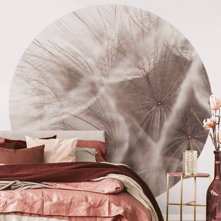 Fototapete Pusteblume Close Up - Rund - Selbstklebend/Vlies - WA331703