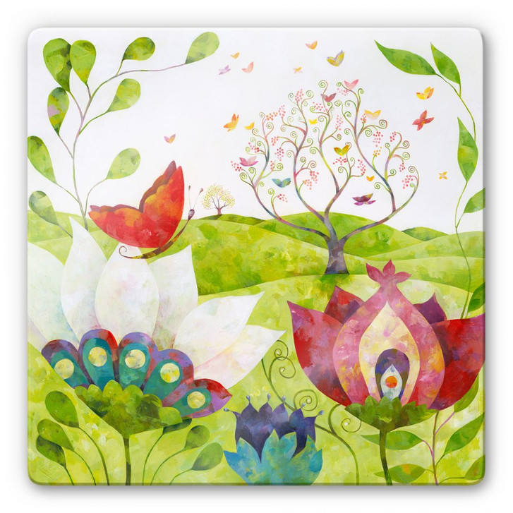 Glasbild Blanz - Sommerwiese - WA120989