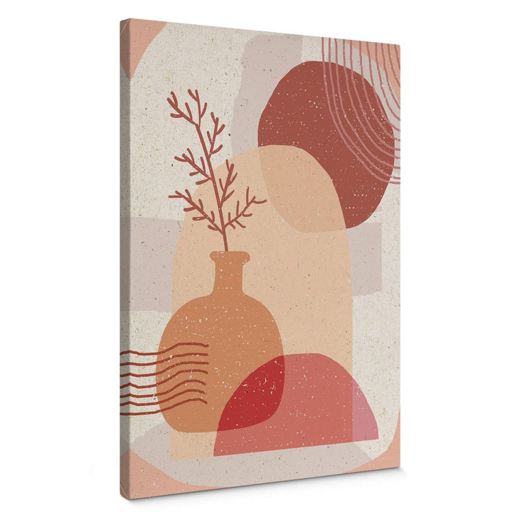 Leinwandbild Demir - Boho Illustration einer Pflanze - WA361807