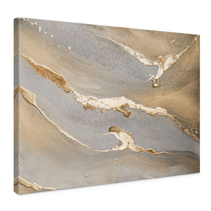 Leinwandbild Goldener Sand 90x60cm - RS102556