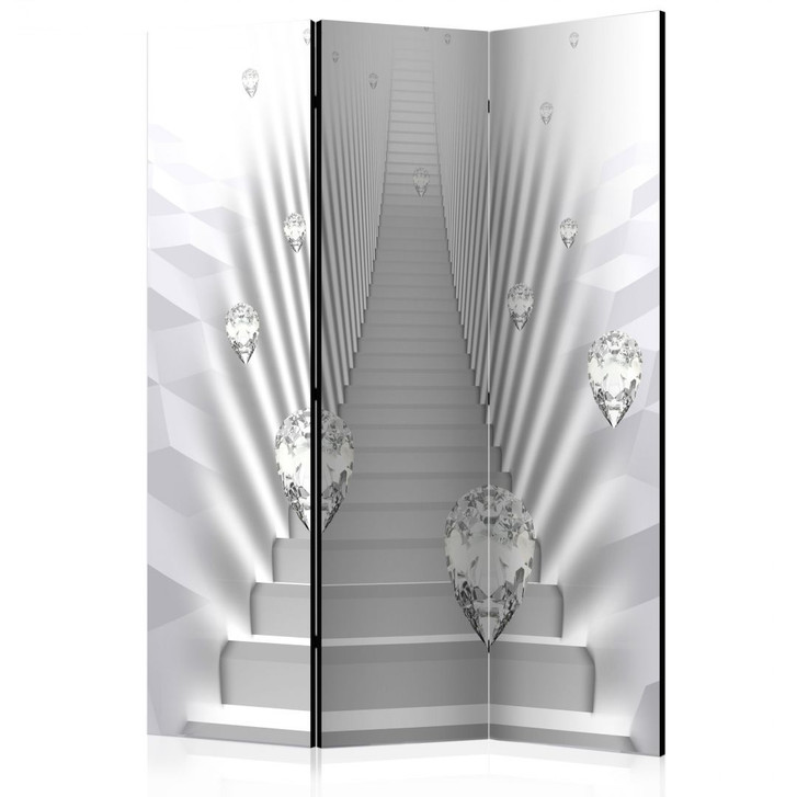 Paravent, Raumteiler freistehend, Trennwand - Mneme, 3-teilig - 135 x 172 cm - WA454692