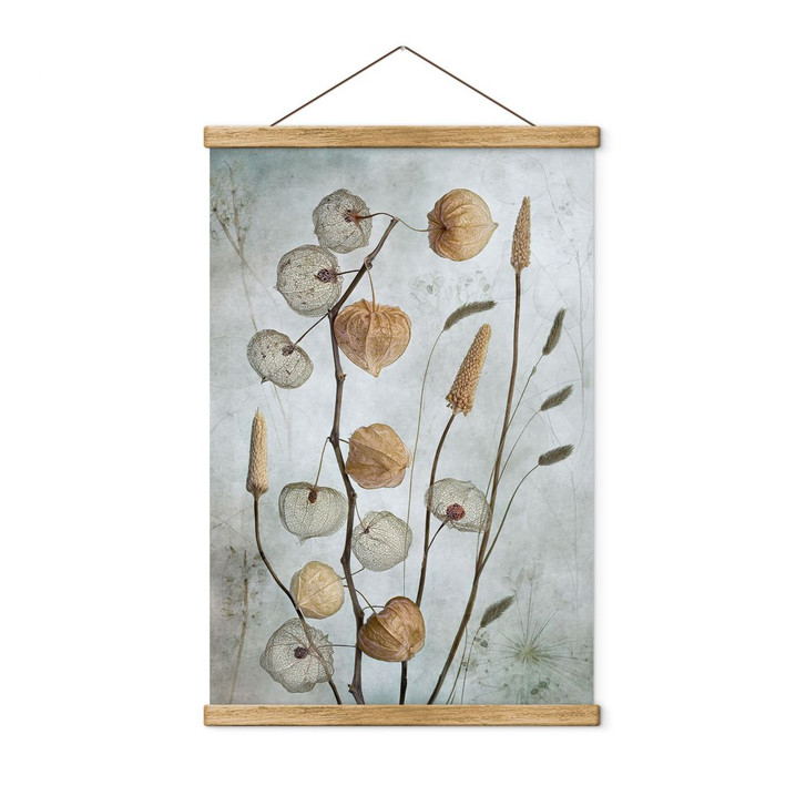 Stoffbild Getrocknete Lampionblumen - Disher - WA410671