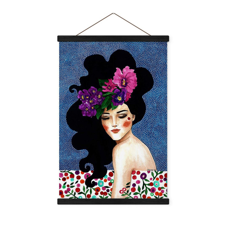 Stoffbild Kunstdruck - Flüsterndes Herz - Hülya - WA412103