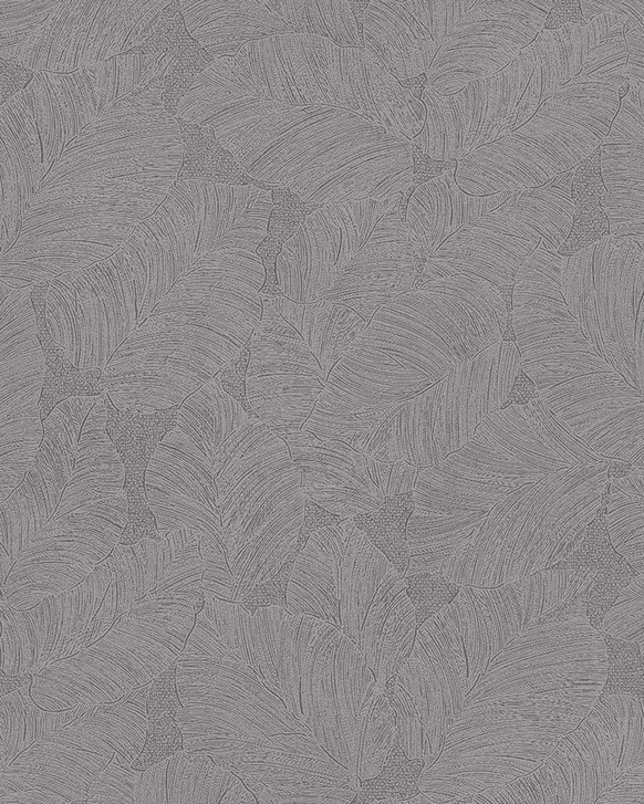 Vliestapete Floral Modern, Natur, Romantisch in Anthrazit - WA482909
