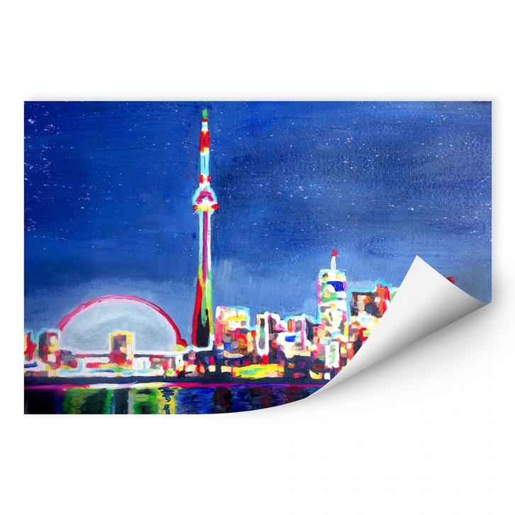 Wallprint Bleichner - Toronto im Neonschimmer - WA181929