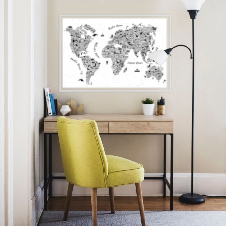 Wallprint Weltkarte - Around the world - WA190490